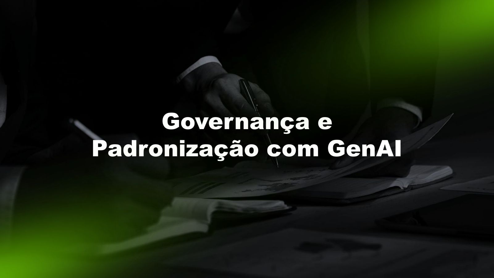 Apresentação sobre governança na era da GenAI