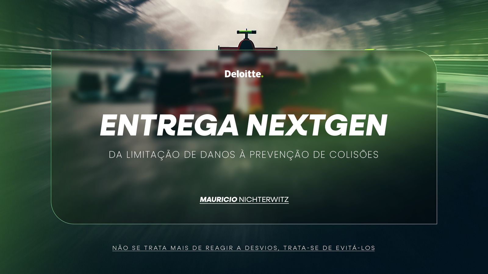 Capa de apresentação da palestra